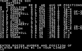 Computer Baseball Screenshot 1